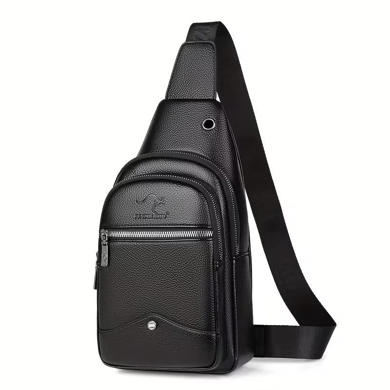 Мужская сумка через плечо из PU-кожи