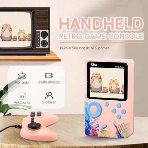Портативная игровая консоль с 500 встроенными играми