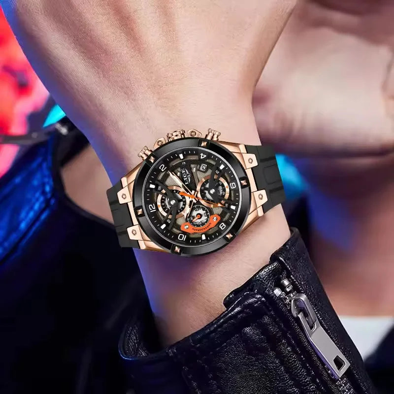 Роскошные мужские хронографические часы