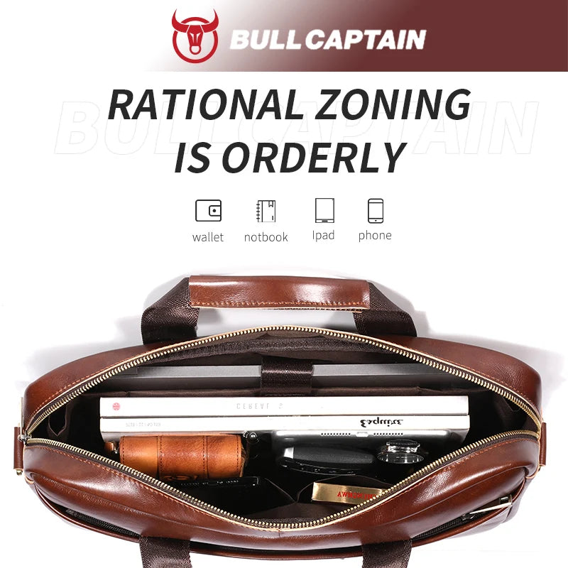 Сумка из натуральной кожи для ноутбука 15 дюймов