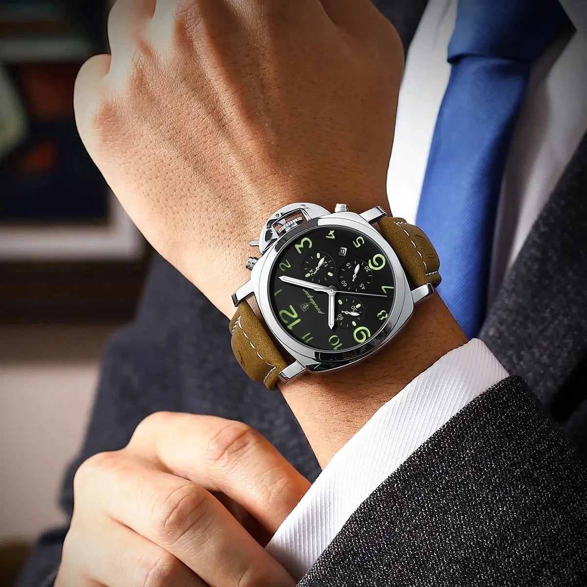 Роскошные мужские кварцевые часы