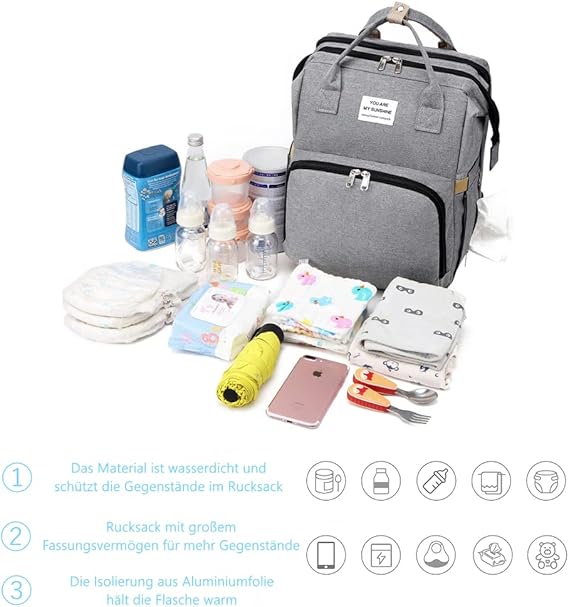 Многофункциональная сумка для пеленок для ребёнка