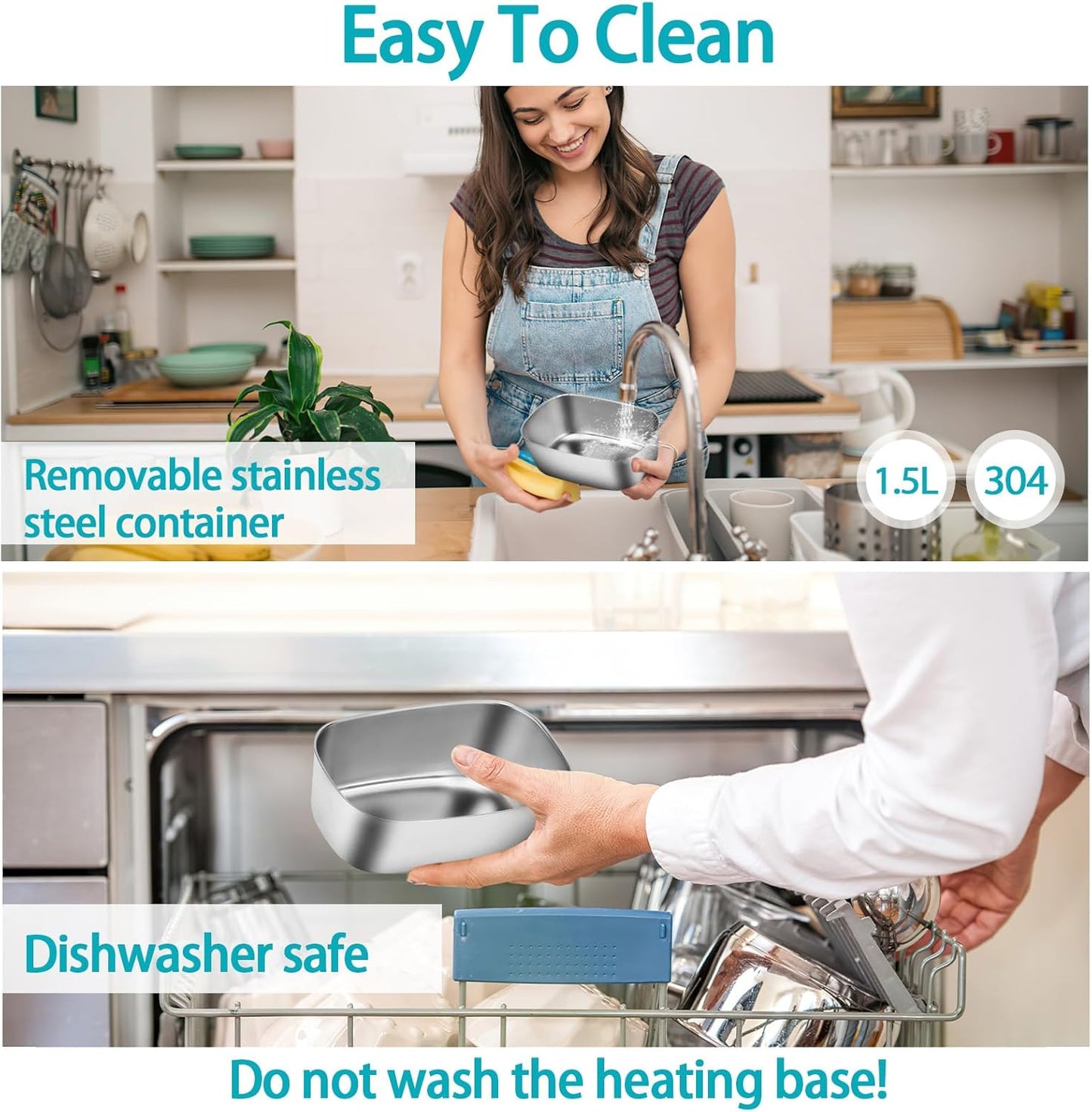 Электрический ланч-бокс с быстрым подогревом