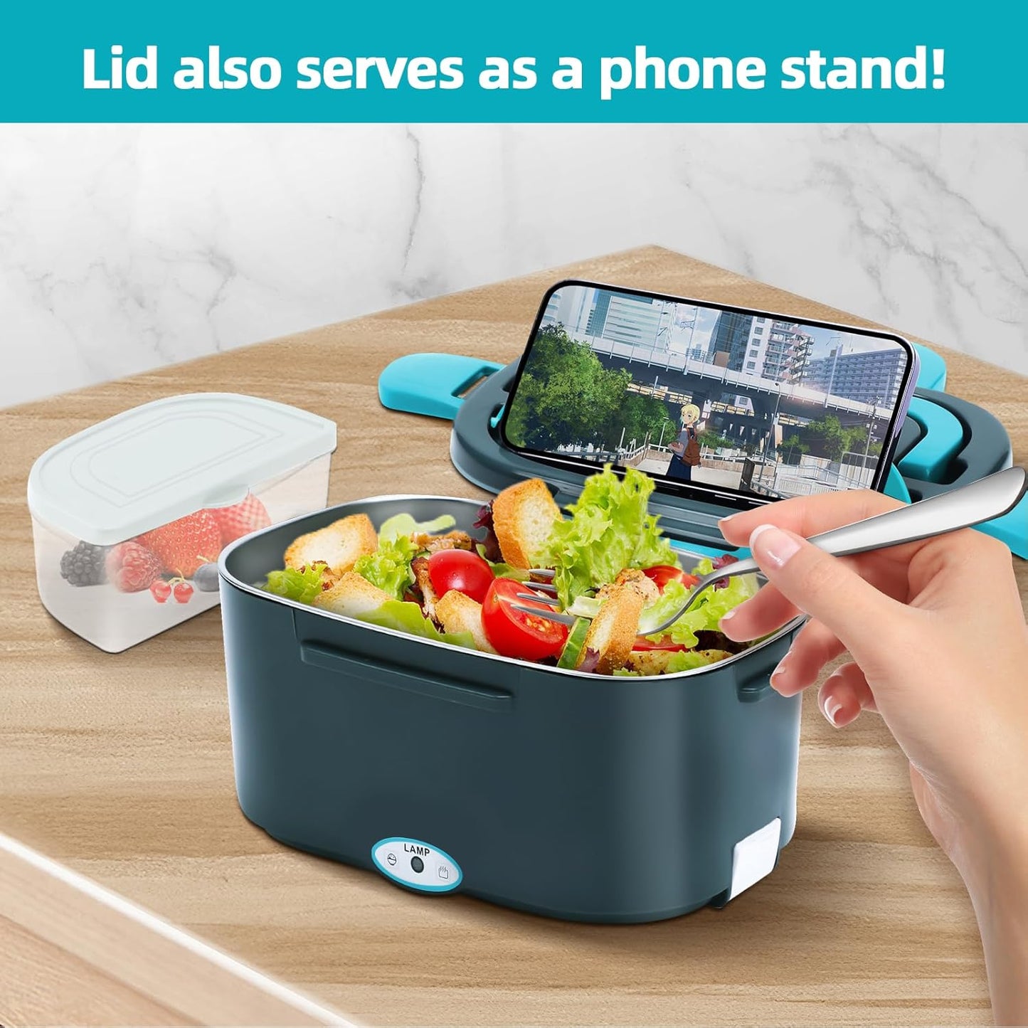 Электрический ланч-бокс с быстрым подогревом