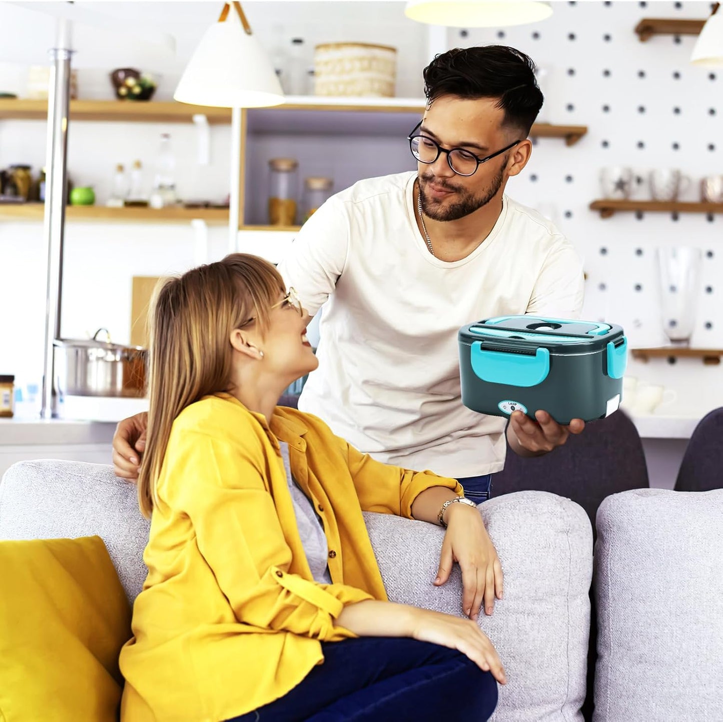 Электрический ланч-бокс с быстрым подогревом