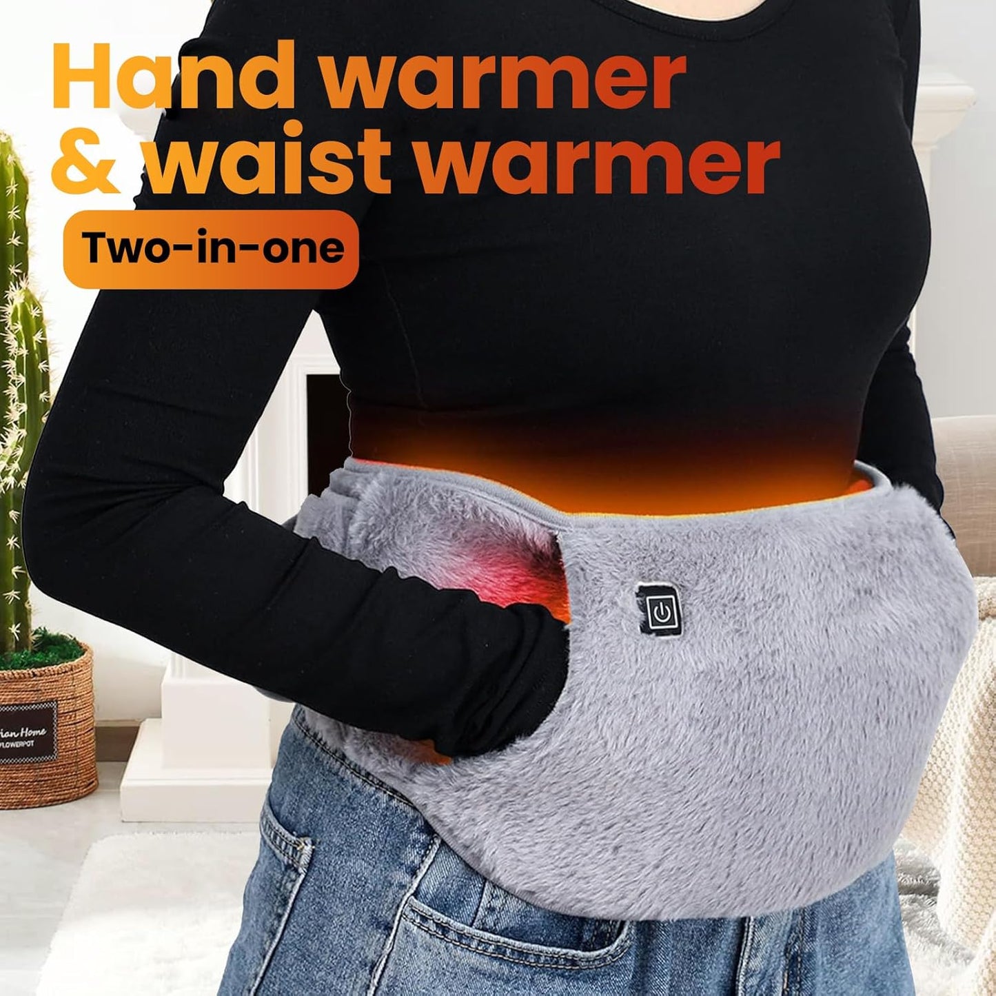 Электрический согревающий пояс для облегчения боли