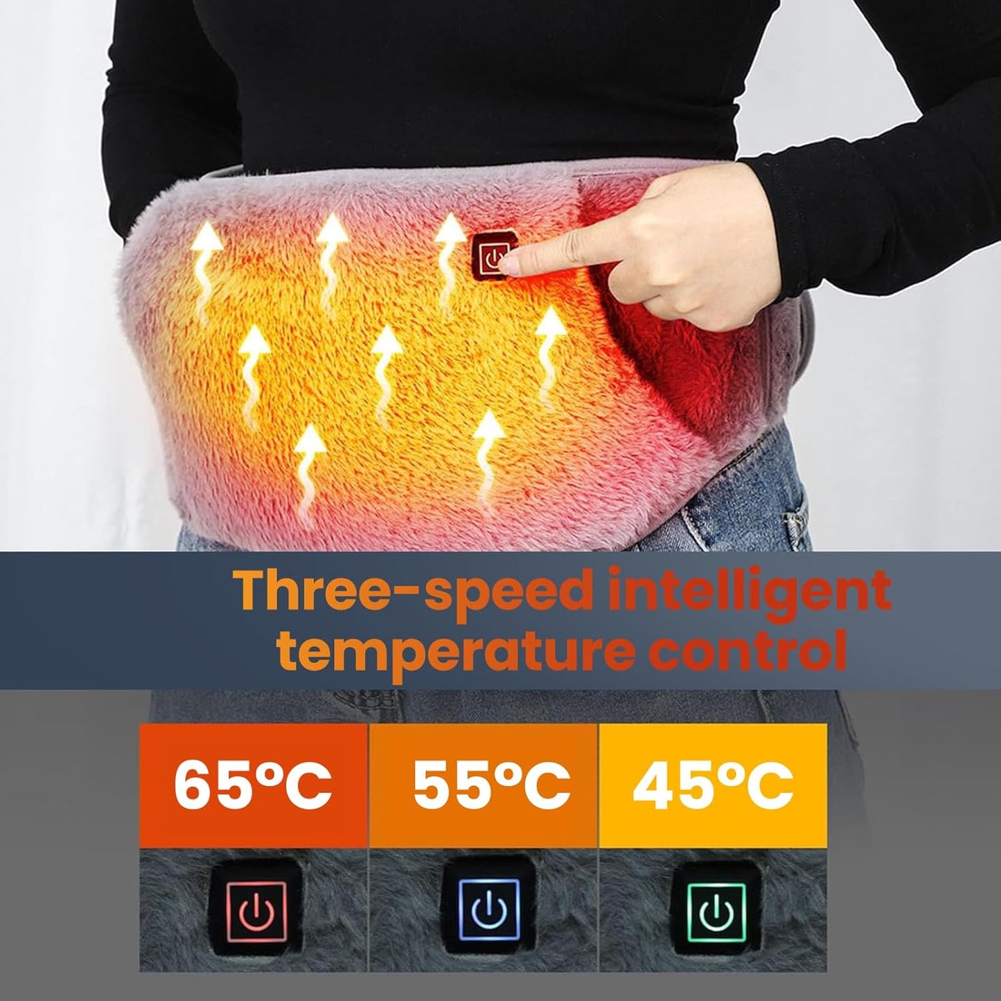 Электрический согревающий пояс для облегчения боли