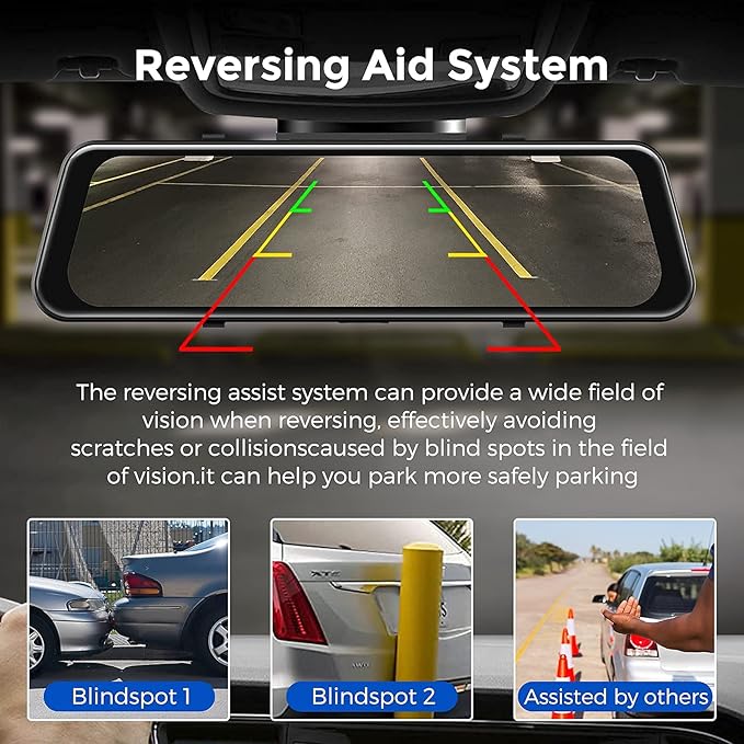 Зеркало-видеорегистратор с камерой заднего вида