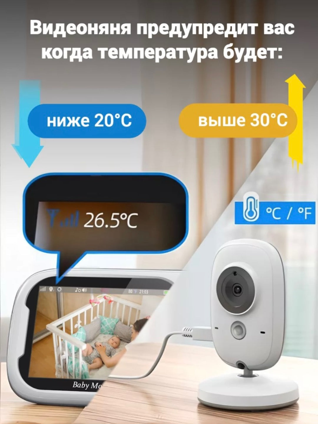 Интеллектуальная камера видеонаблюдения для ребёнка