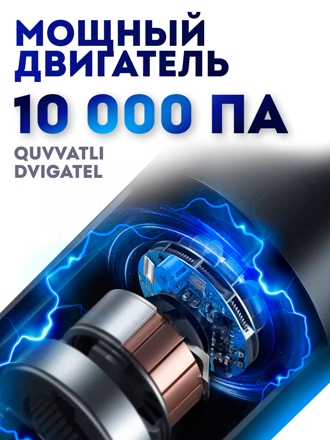 Беспроводной перезаряжаемый автомобильный пылесос