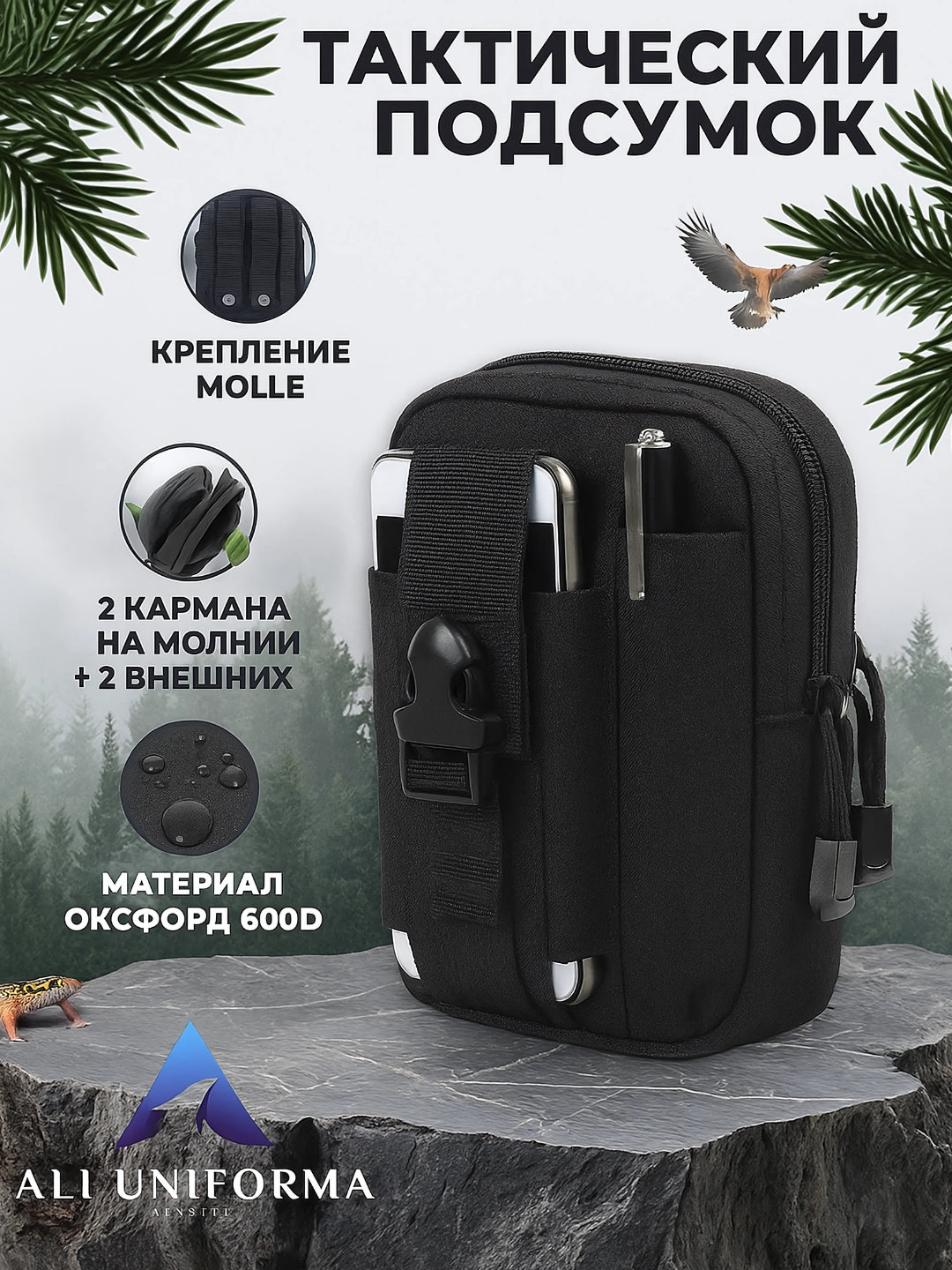 Многофункциональная мужская сумка