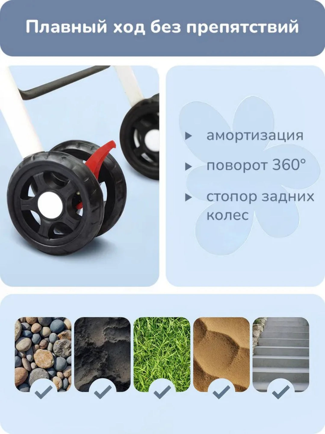 Компактная и лёгкая детская коляска