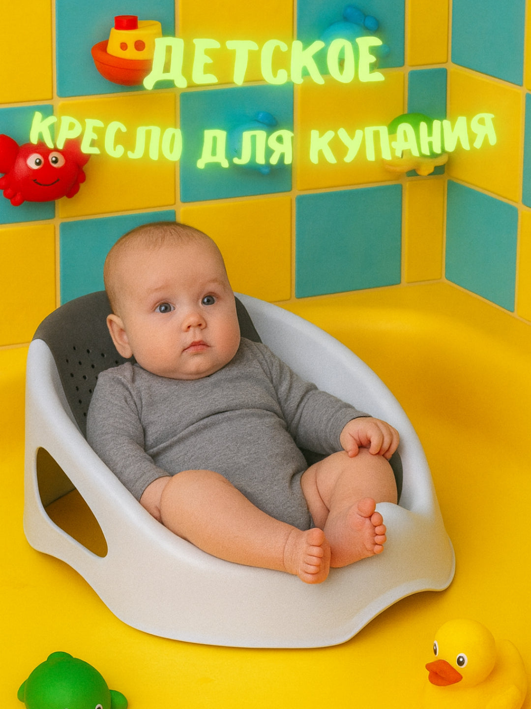 Детское сиденье для ванны комфорт и безопасность
