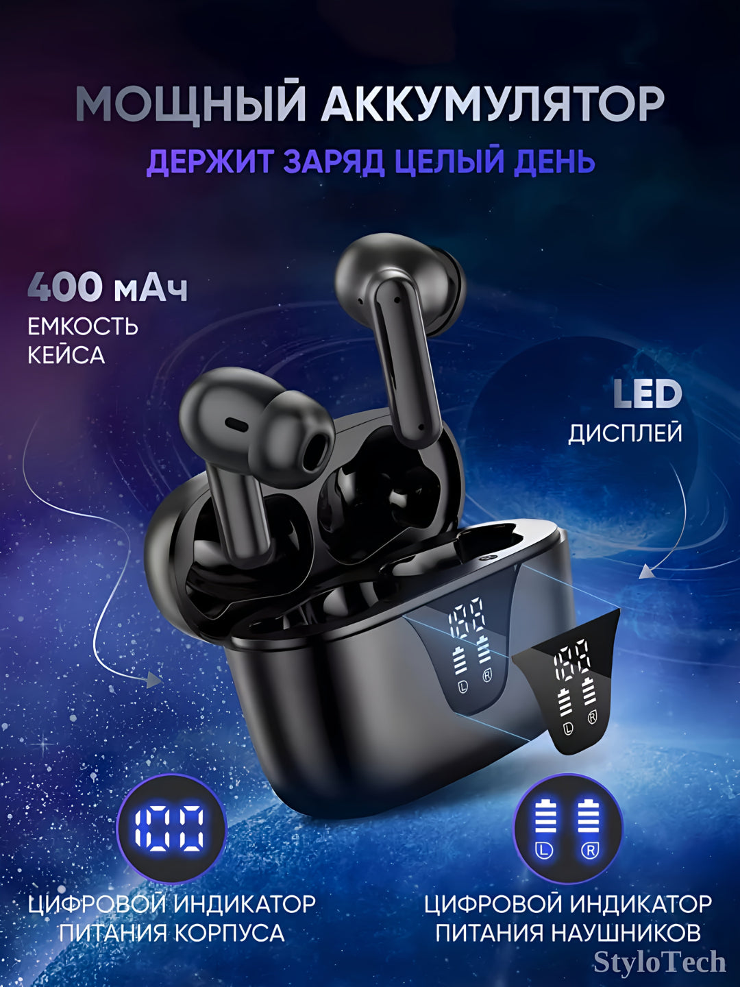 Беспроводные сенсорные наушники Pro