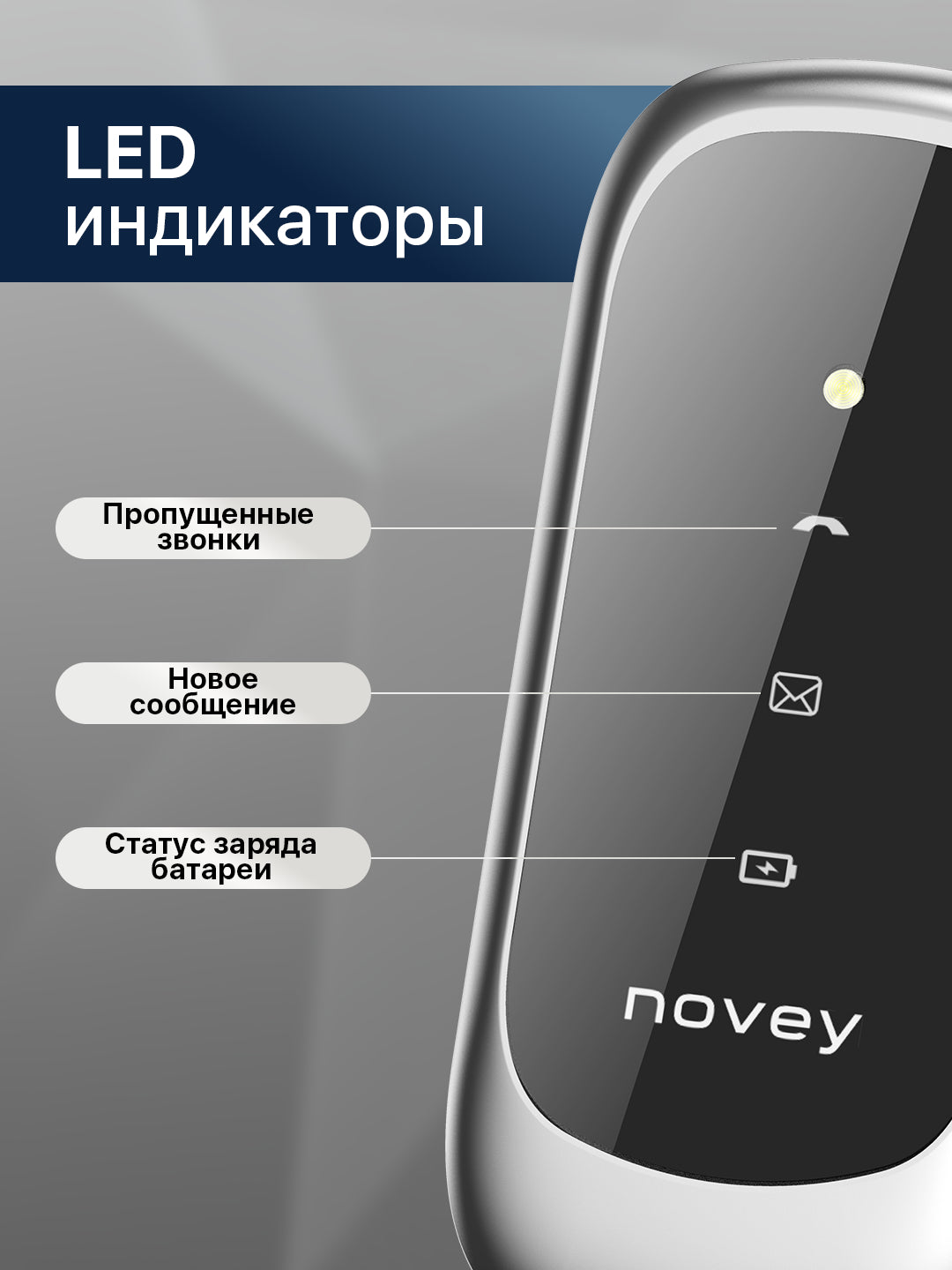 Компактный мобильный телефон в современном дизайне