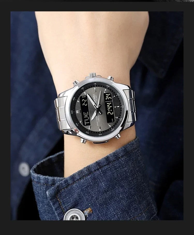 Мужские водонепроницаемые цифровые часы