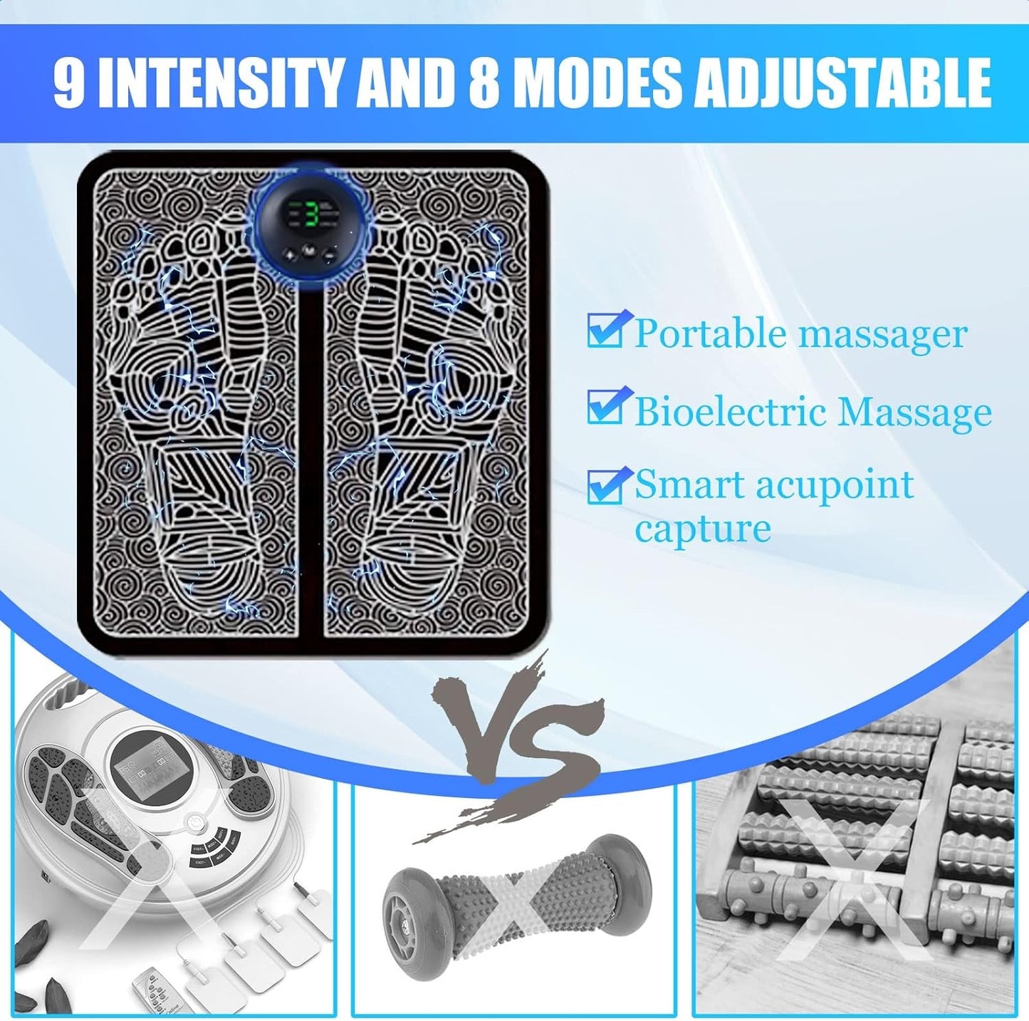 Электрический массажёр для расслабления стоп