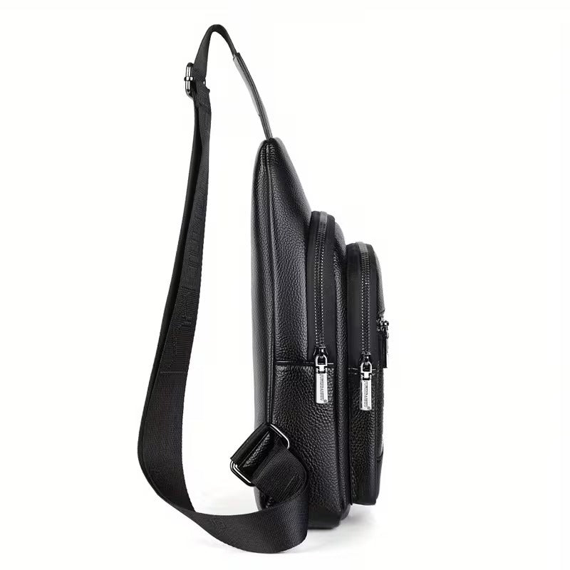 Мужская сумка через плечо из PU-кожи