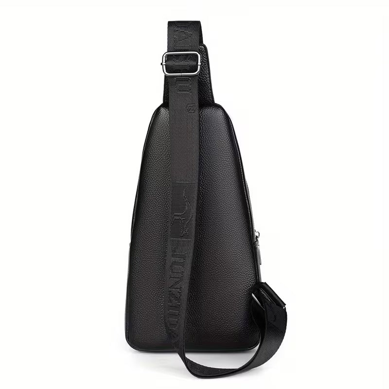 Мужская сумка через плечо из PU-кожи