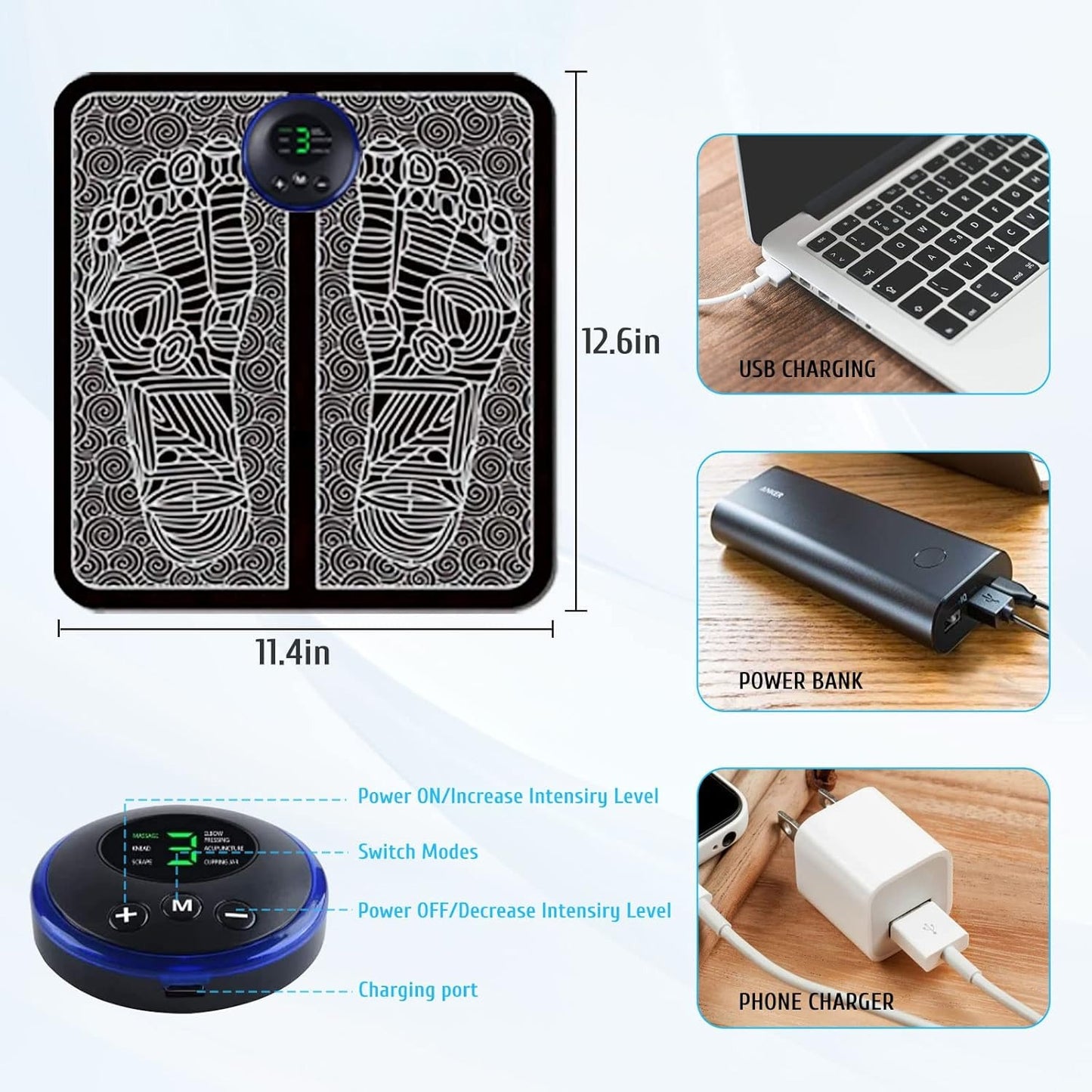 Электрический массажёр для расслабления стоп