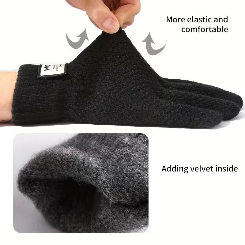 2 перчатки из трикотажа для сенсорного экрана