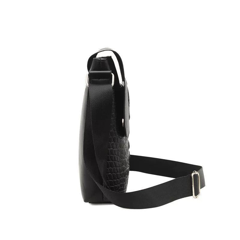 Сумка через плечо из PU-кожи с крокодиловым узором