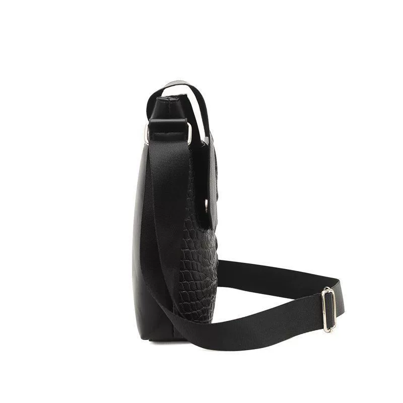 Сумка через плечо из PU-кожи с крокодиловым узором