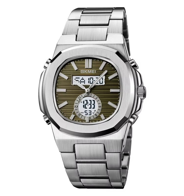 Мужские электронные аналоговые часы