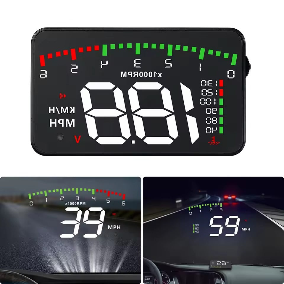 OBD2 проекционный дисплей с указателем скорости