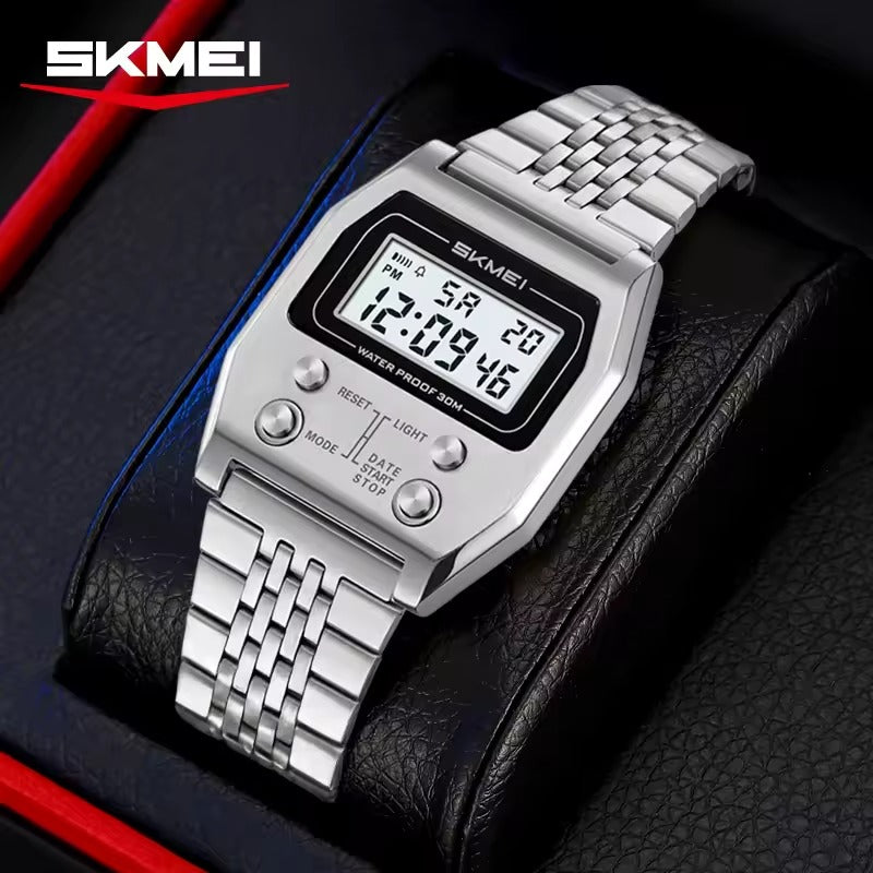 Водонепроницаемые электронные мужские часы