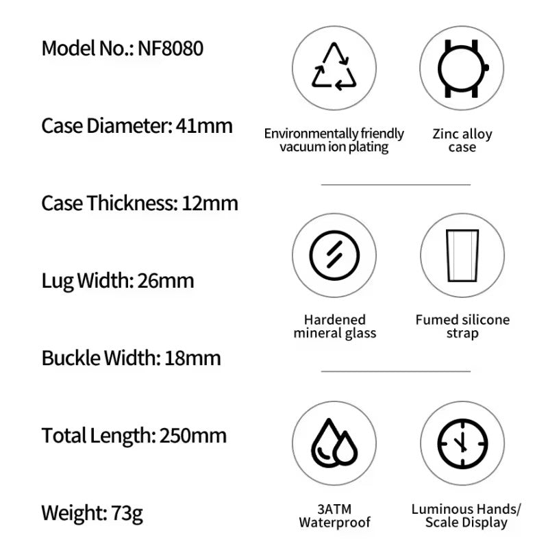 Мужские наручные часы-хронографы