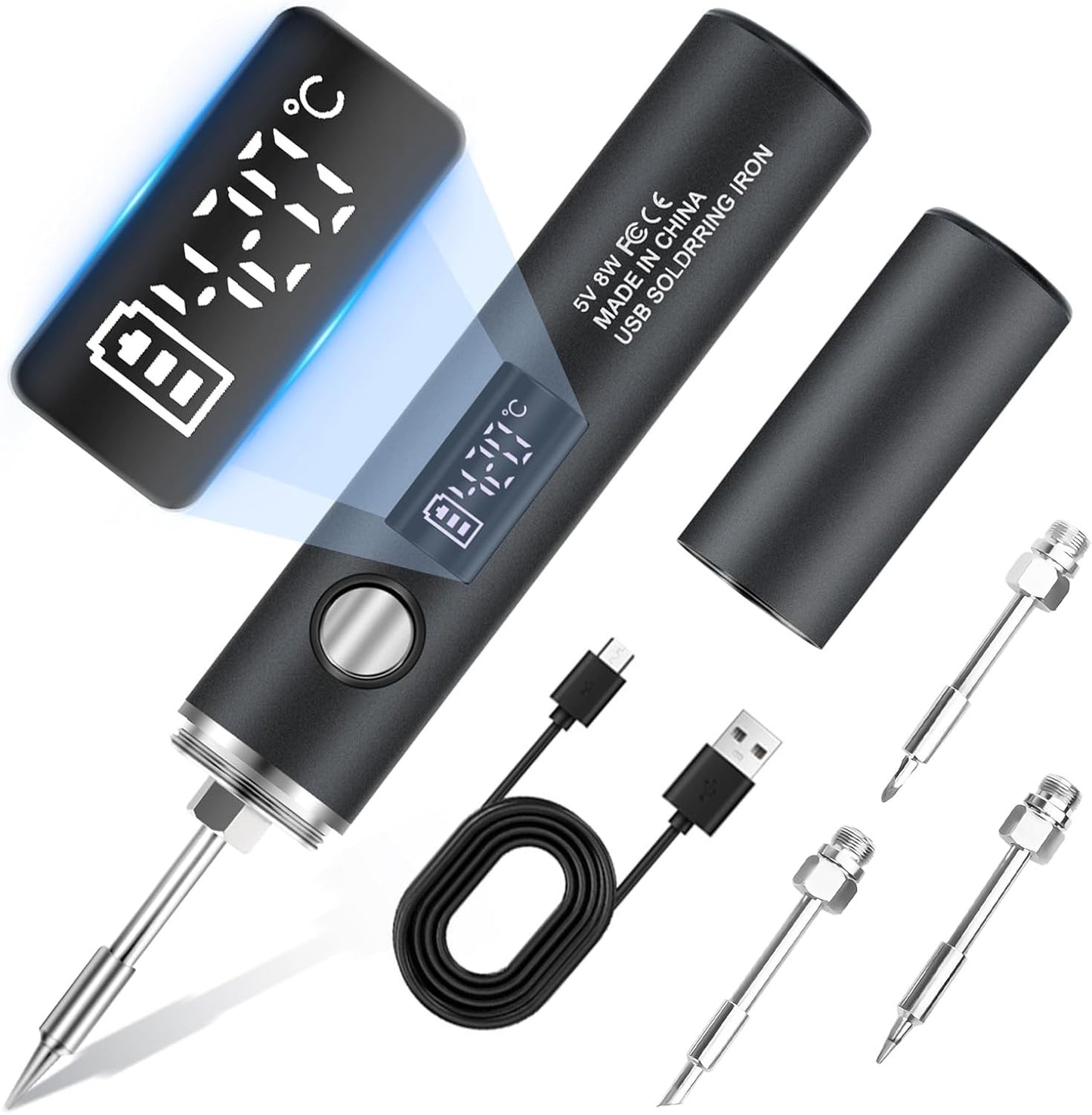 Портативный и перезаряжаемый USB-паяльник 5V 8W