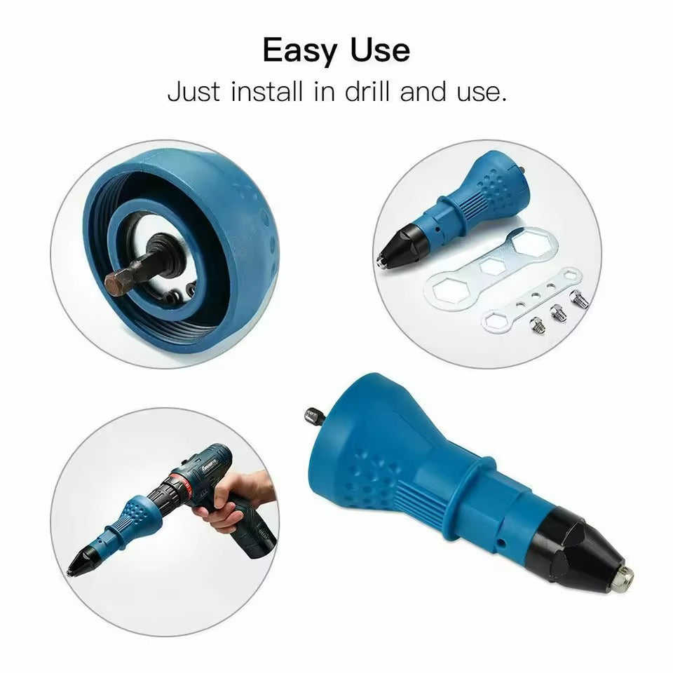 Адаптер электрического заклёпочника для дрели