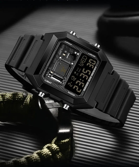 Многофункциональные электронные мужские часы