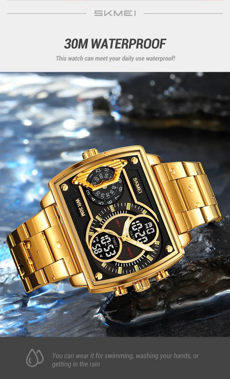 Мужские часы с несколькими часовыми поясами