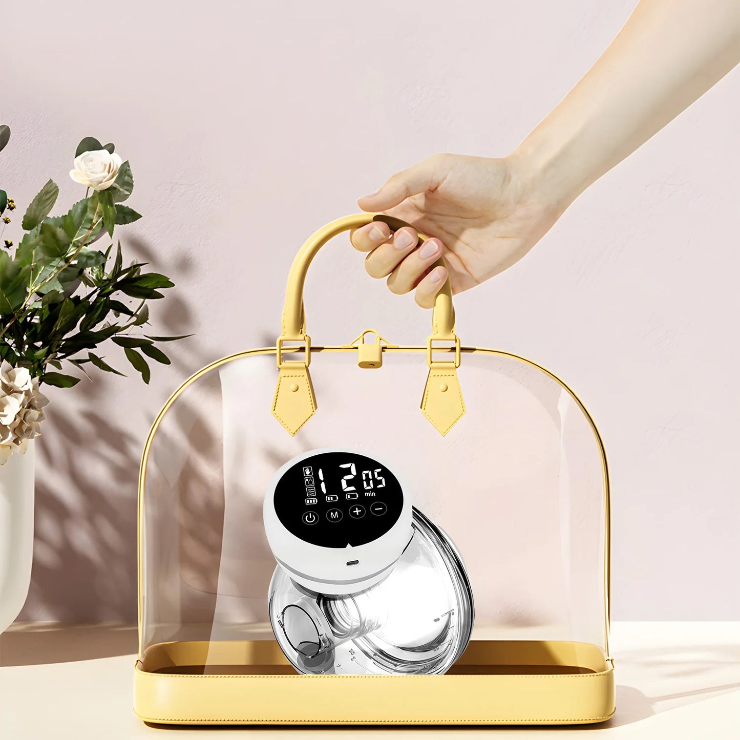 Портативный электрический молокоотсос свободные руки