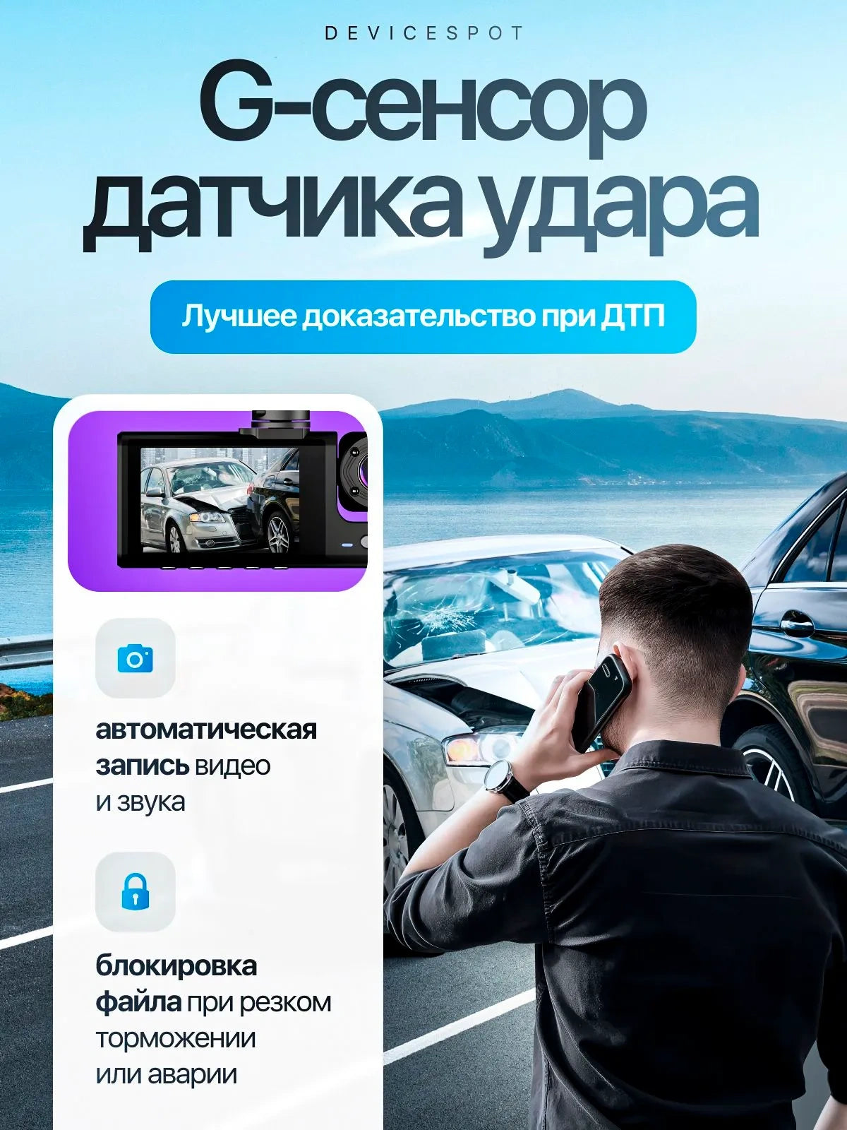 DVR многокамерный Guardian-Vision с обзором 360°