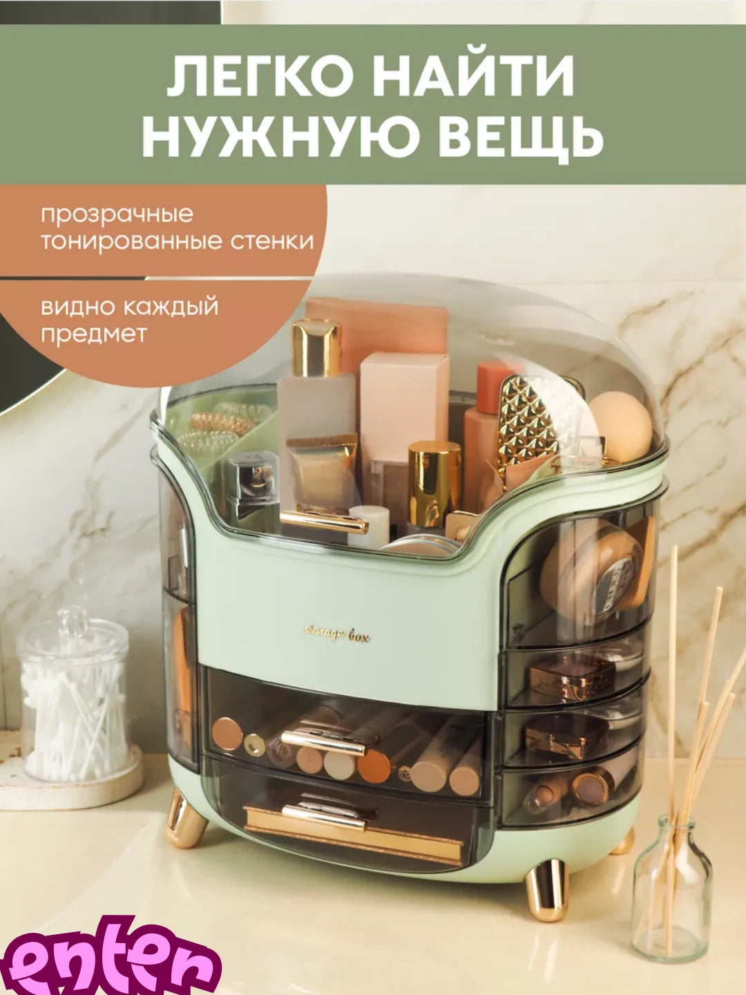 Органайзер для косметики и парфюмерии