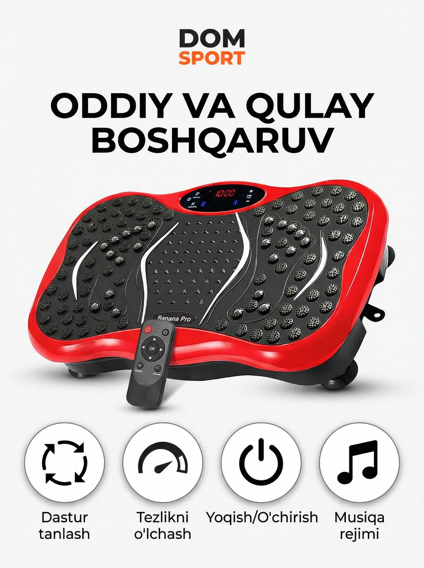 Платформа Vibe-Sculpt Pro для фитнеса и массажа 3-в-1